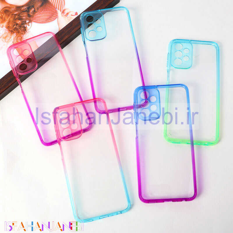 اصفهان جانبی-قاب ضد ضربه دور رنگی محافظ لنزدار Samsung Galaxy A23
