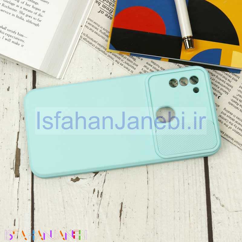 اصفهان جانبی-قاب سیلیکونی محافظ لنزدار کشویی Samsung A11