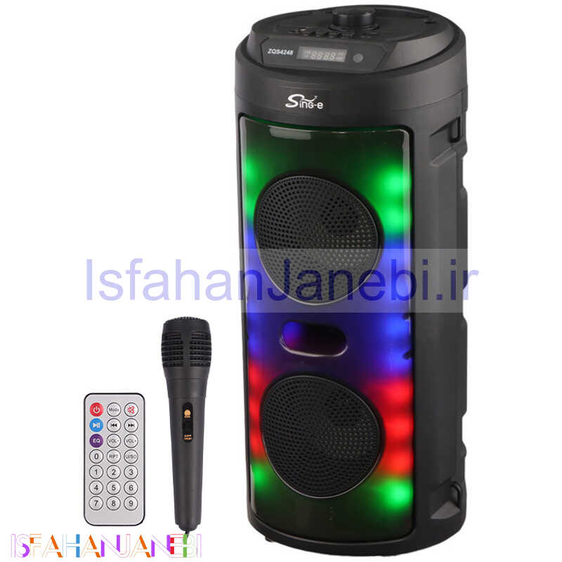 اصفهان جانبی-اسپیکر بلوتوثی سینگ ای ZQS4248 + میکروفون و ریموت کنترل