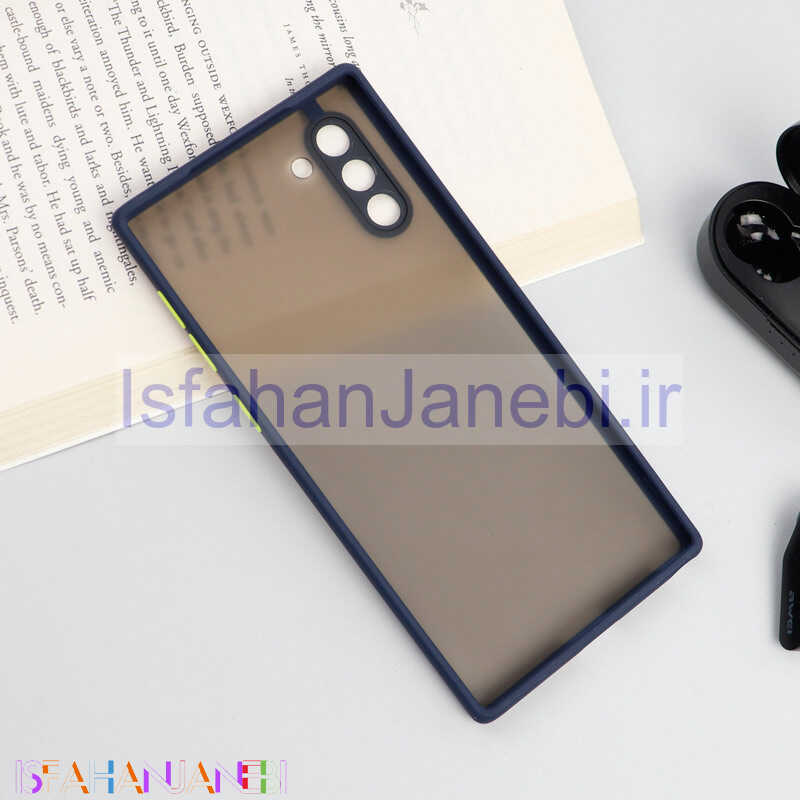 اصفهان جانبی-قاب PC مات محافظ لنز دار Samsung Note 10