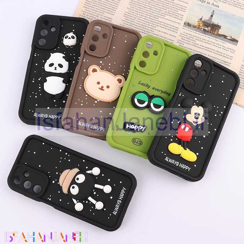 اصفهان جانبی-قاب سیلیکونی سولید سامسونگ Galaxy A15 محافظ لنزدار