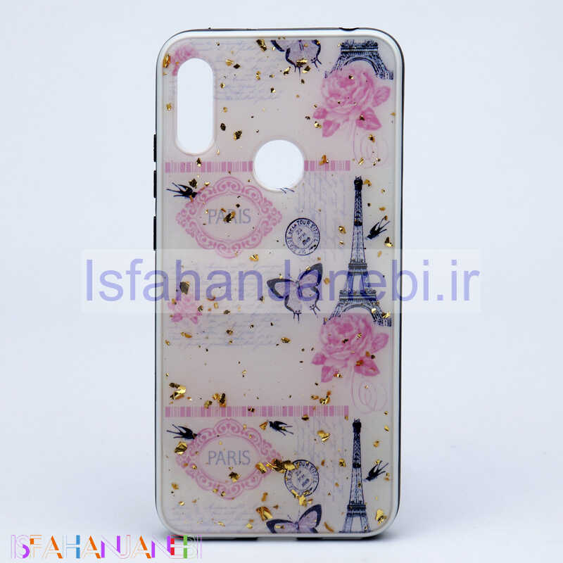 اصفهان جانبی-قاب ماربل فانتزی طلایی Huawei Y7 2019 کد4