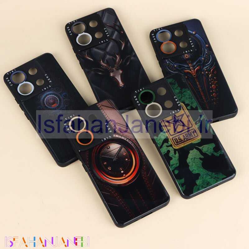 اصفهان جانبی-قاب Case Tiki دراگون محافظ لنزدار Xiaomi Poco X6