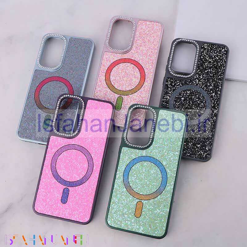 اصفهان جانبی-قاب اکلیلی سامسونگ Galaxy A56 نگین دار طرح مگ سیف