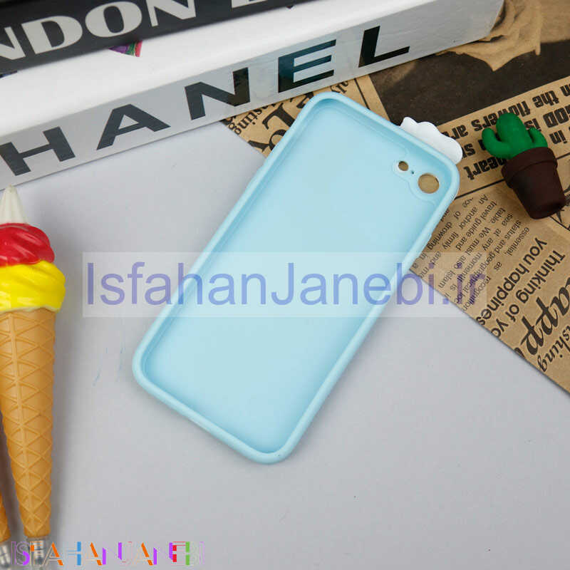 اصفهان جانبی-قاب سیلیکونی عروسکی محافظ لنزدار طرح Duck آیفون iPhone 7/8