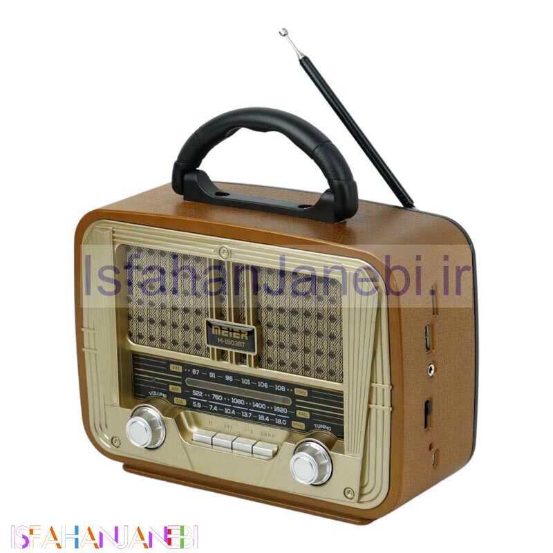 اصفهان جانبی-رادیو اسپیکر بلوتوثی رم و فلش خور Meier M-1803BT