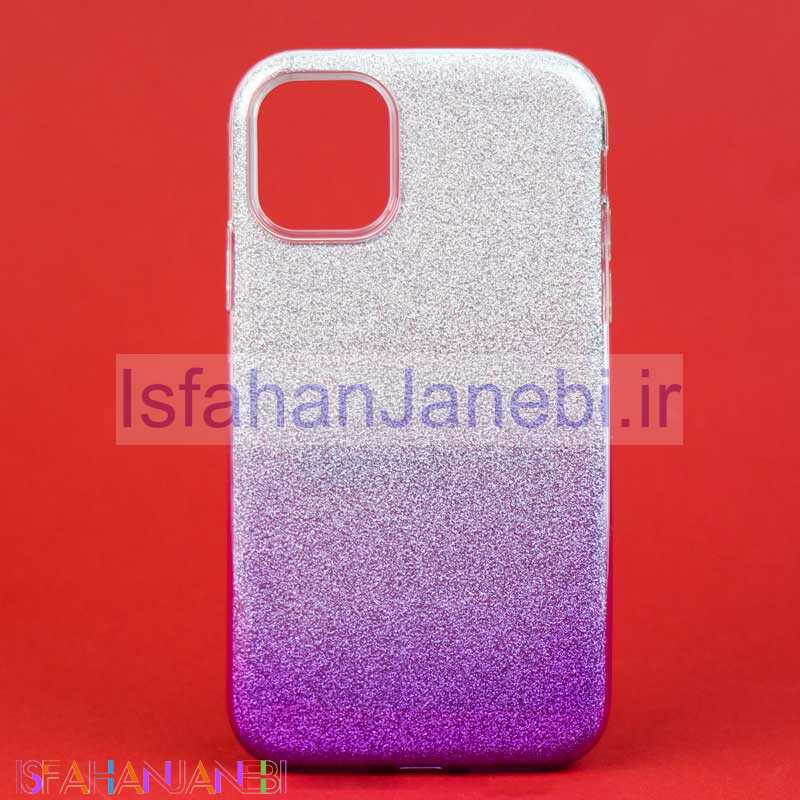 اصفهان جانبی-قاب اکلیلی iPhone 11 سفید بنفش