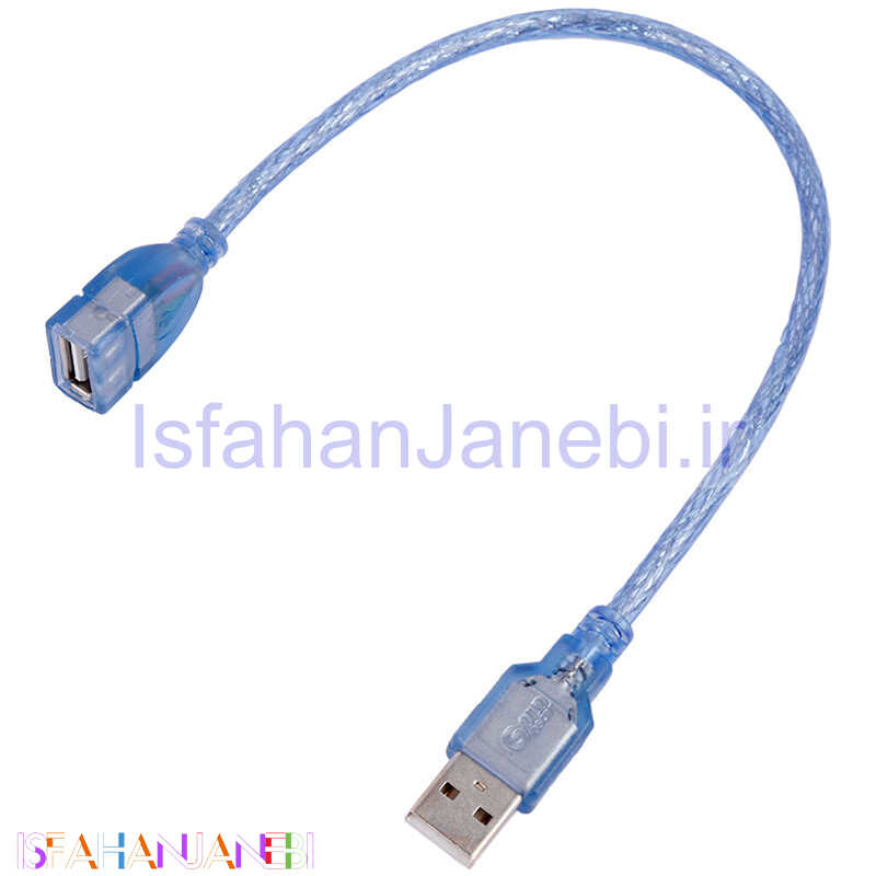 اصفهان جانبی-کابل کوتاه افزایش طول Gold Oscar USB 30cm شیلد دار