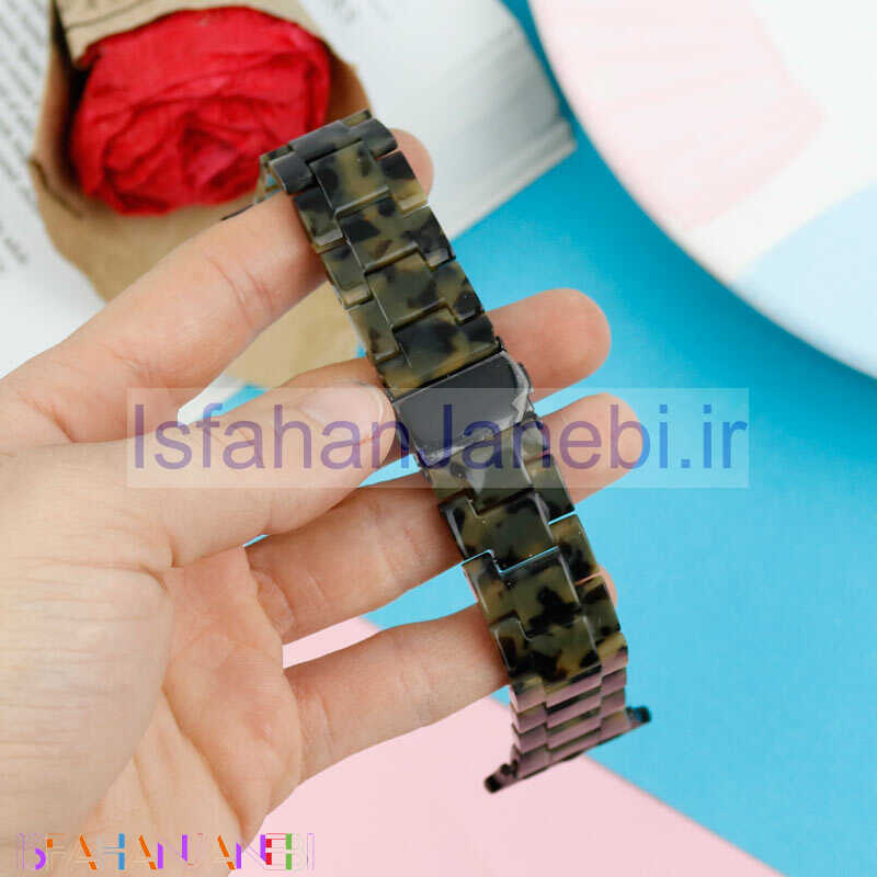 اصفهان جانبی-بند اپل واچ رزین هفت رنگ 38/40mm