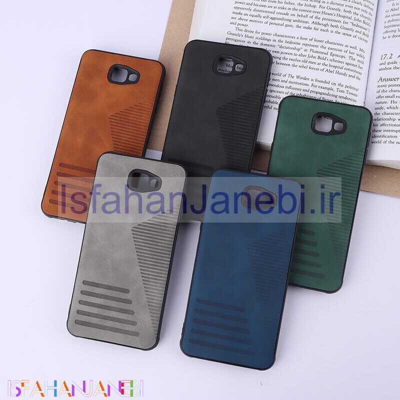 اصفهان جانبی-قاب چرمی Pro Camera سامسونگ Galaxy J5 Prime محافظ لنزدار