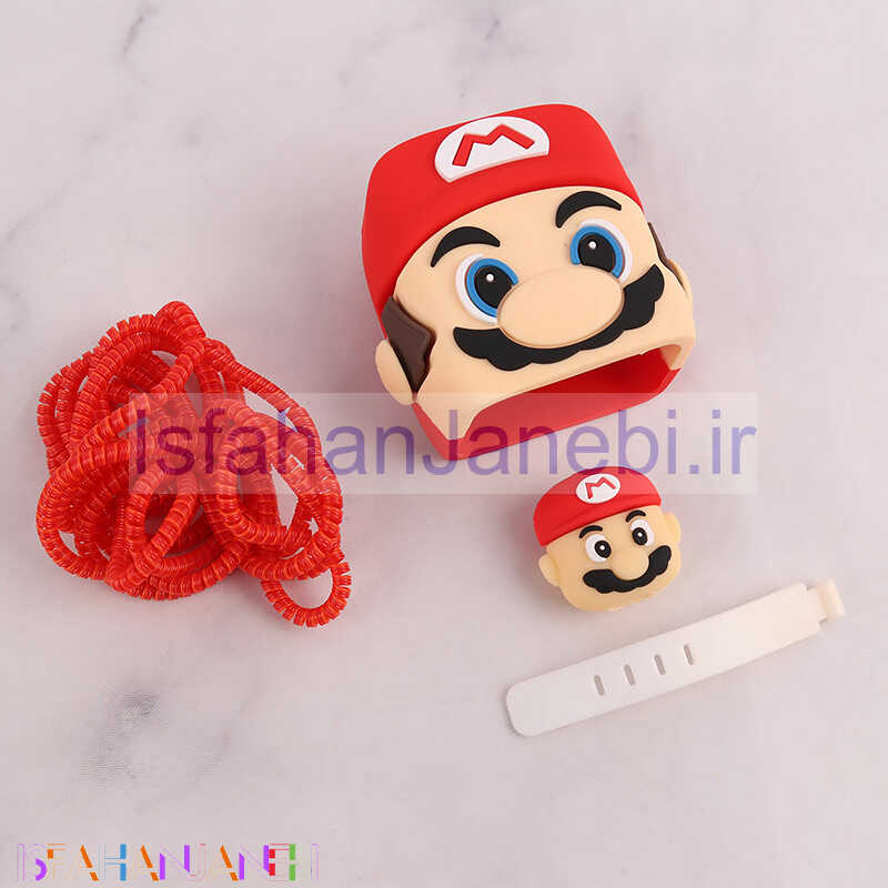 اصفهان جانبی-ست محافظ کابل و کلگی شارژر شیائومی 33 وات طرح ماریو