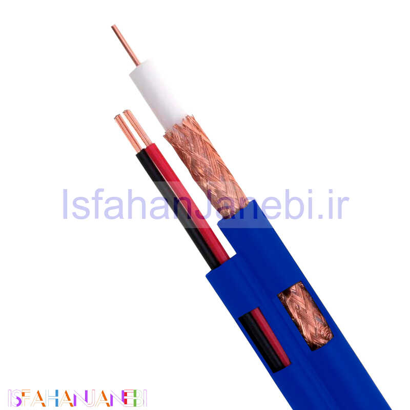 اصفهان جانبی-کابل ترکیبی کیوپلاس/ متری100 - Qplus - RG 59-0.7-96