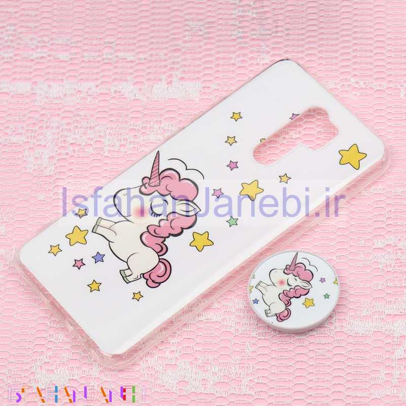 اصفهان جانبی-قاب سوپر IMD دور شفاف پاپ سوکت دار Xiaomi Redmi 9 یونیکورن