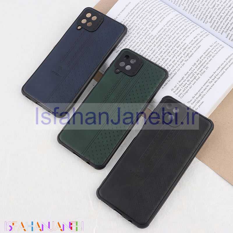 اصفهان جانبی-قاب چرمی Canary سامسونگ Galaxy A12 / M12 محافظ لنزدار