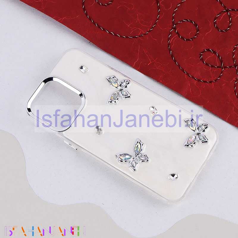 اصفهان جانبی-قاب اکلیلی Vip Max آیفون iPhone 13 Pro Max پروانه نگین دار