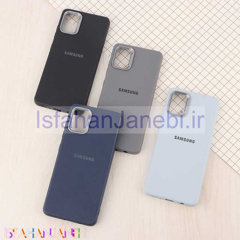 اصفهان جانبی-قاب چرمی ژله ای Leather سامسونگ Galaxy A51 4G لوگودار