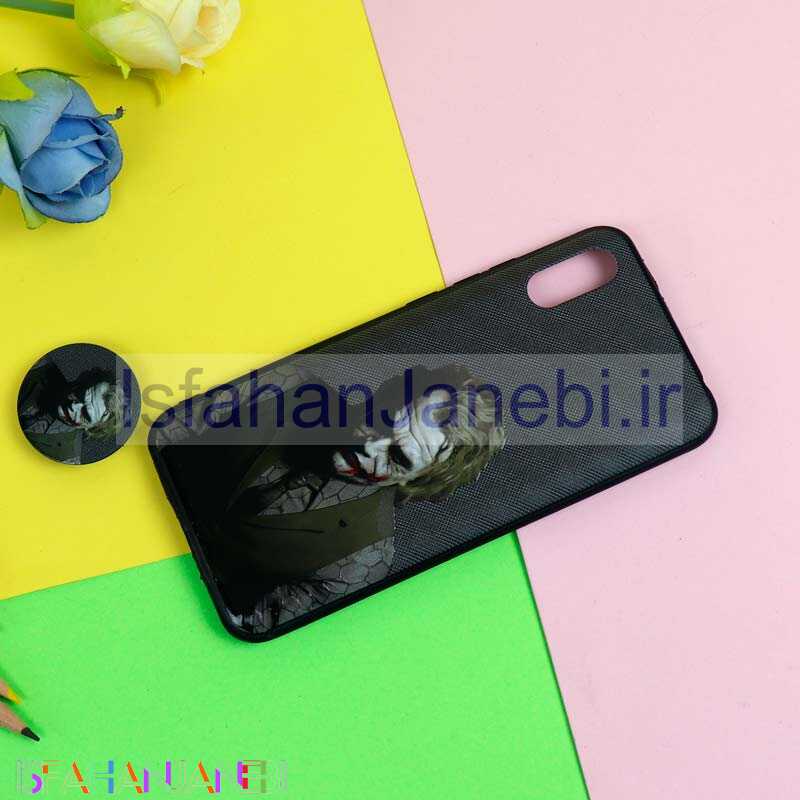 اصفهان جانبی-قاب فانتزی برجسته + پاپ سوکت طرح Joker شیائومی Redmi 9A سری D