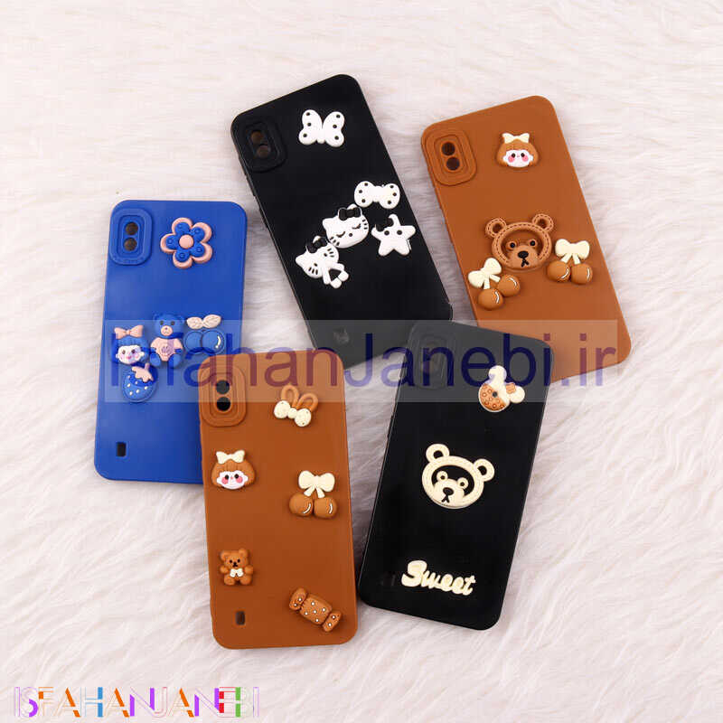 اصفهان جانبی-قاب فانتزی عروسکی Pro Camera محافظ لنزدار Samsung Galaxy A10