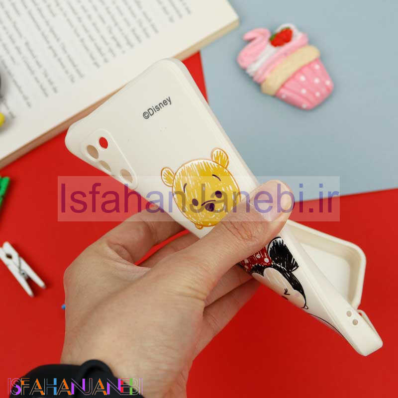 اصفهان جانبی-قاب سیلیکونی سفید محافظ لنزدار طرح دیزنی دخترانه Samsung Galaxy A31