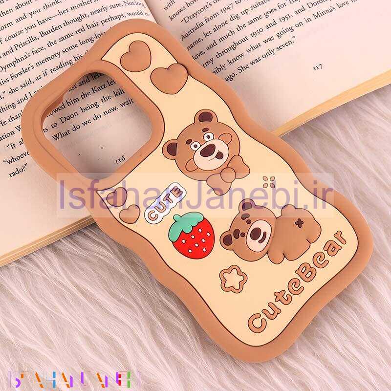 اصفهان جانبی-قاب عروسکی Vip Max آیفون iPhone 13 Pro طرح Cute Bear