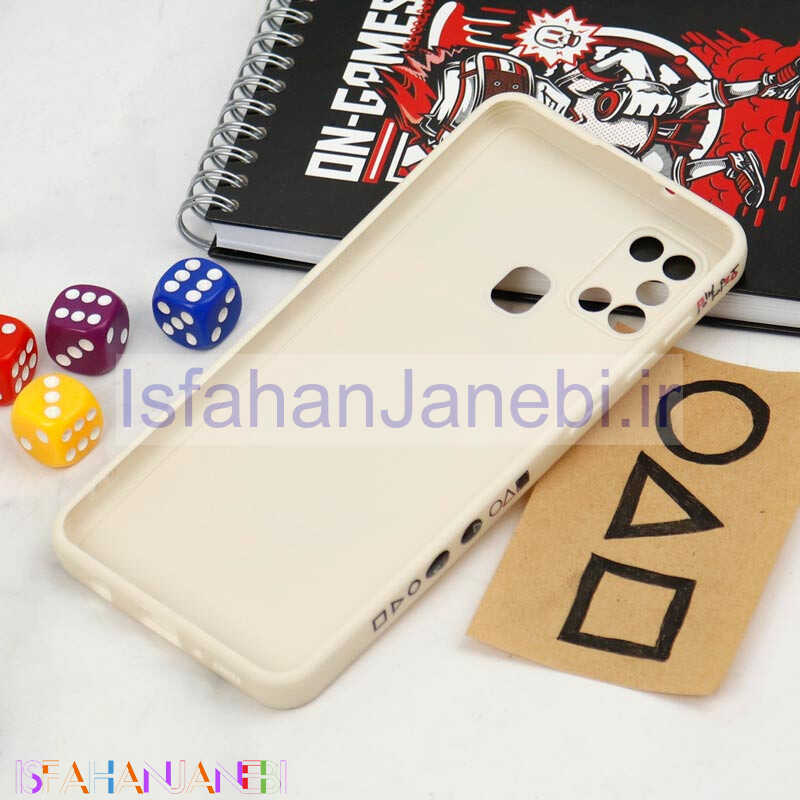 اصفهان جانبی-قاب سیلیکونی محافظ لنزدار طرح اسکویید گیم Samsung Galaxy A21s کد 6