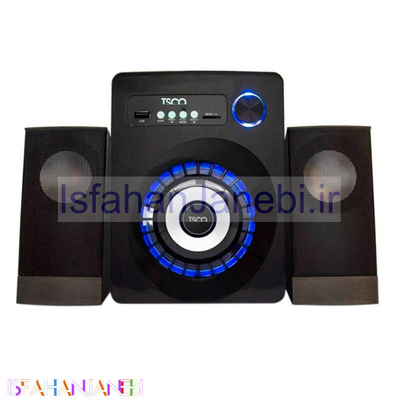 اصفهان جانبی-اسپیکر بلوتوثی رم و فلش خور TSCO TS 2107 + ریموت کنترل