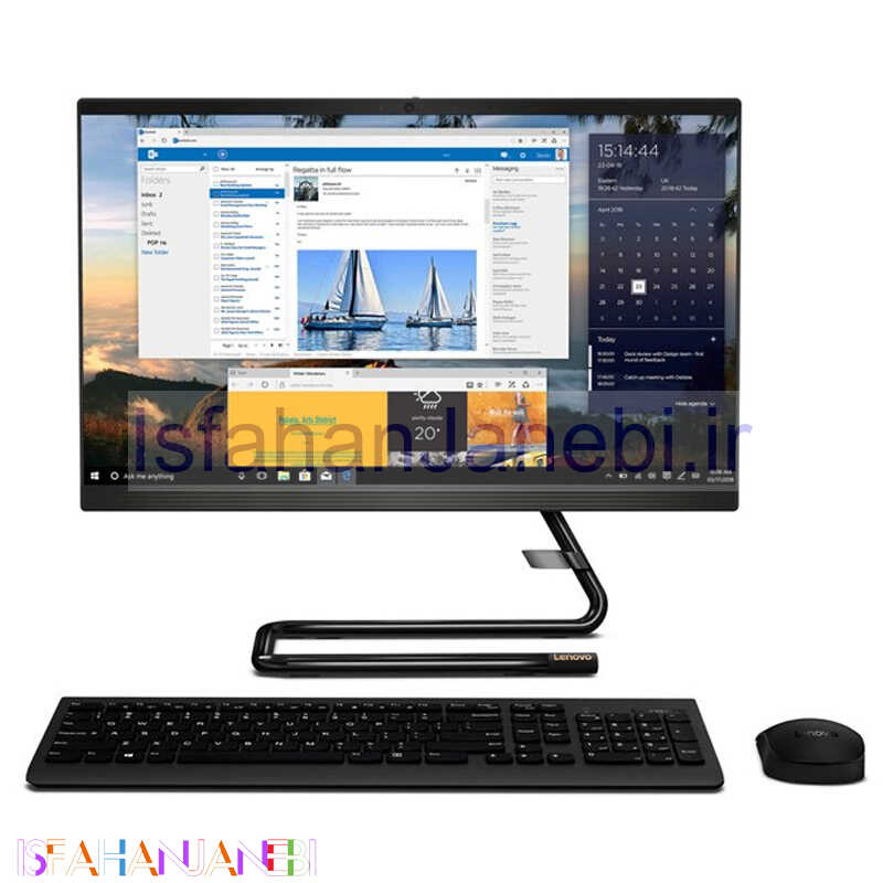 اصفهان جانبی-آل این وان Lenovo IdeaCentre A340 Core i3 (10110U) 4GB 1TB AMD 2GB 21.5" FHD