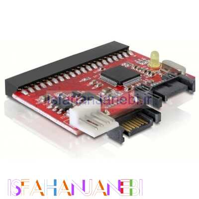 اصفهان جانبی-تبدیل دو طرفه IDE TO SATA + کابل SATA