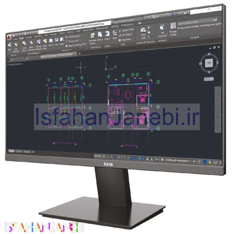 اصفهان جانبی-مانیتور سام الکترونیک LS22RF620 سایز 22 اینچ