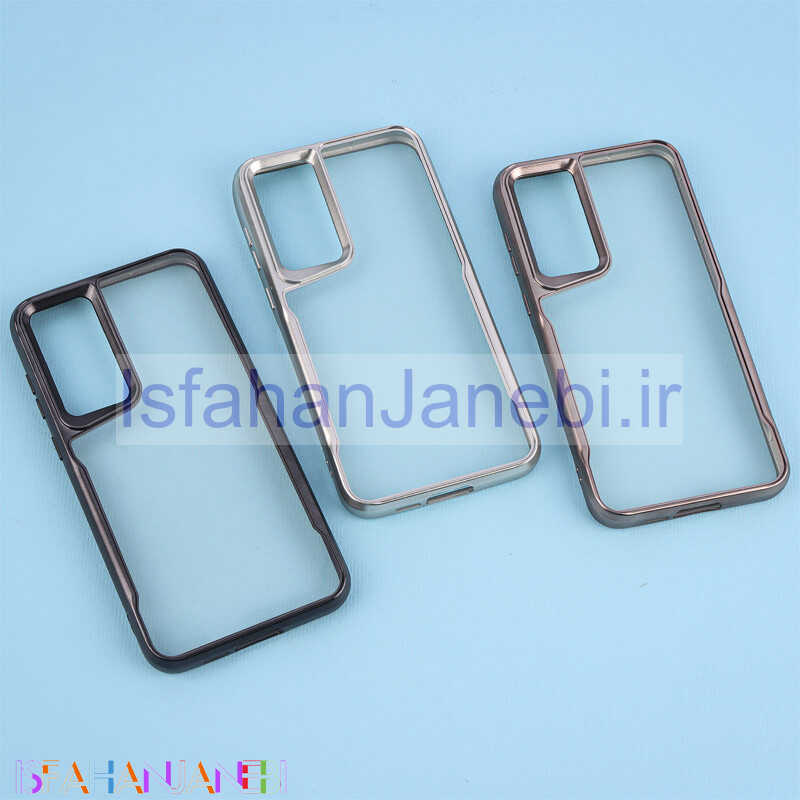 اصفهان جانبی-قاب ژله ای شفاف سامسونگ Galaxy A55 طرح تیتانیوم