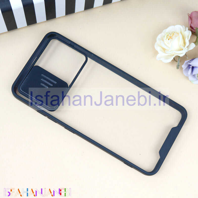 اصفهان جانبی-قاب PC شفاف محافظ لنزدار کشویی Samsung Galaxy A32 4G