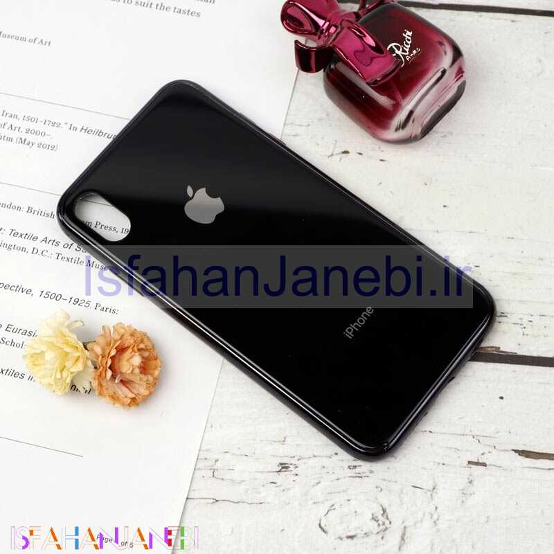اصفهان جانبی-قاب My Case پشت گلسی iPhone XS Max مشکی
