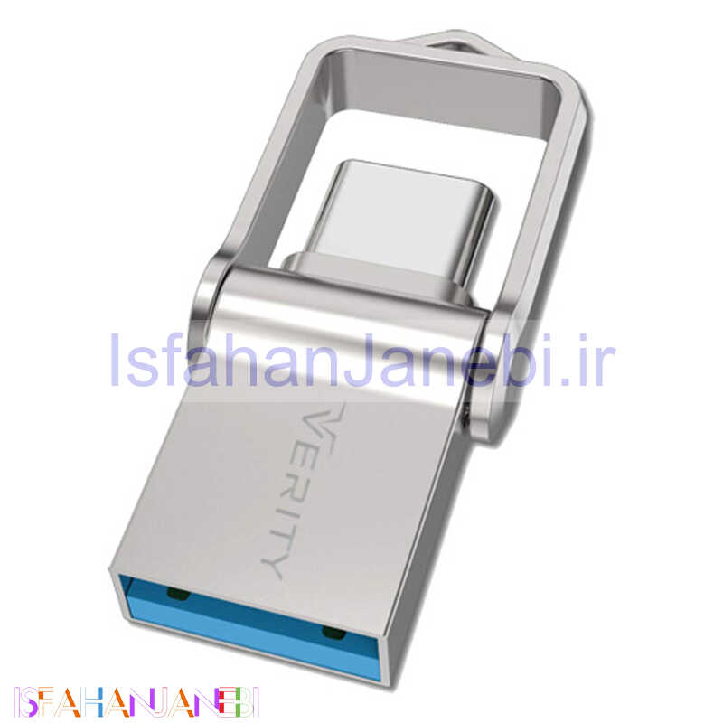 اصفهان جانبی-فلش 64 گیگ وریتی Verity O512 OTG Type-C USB3.0