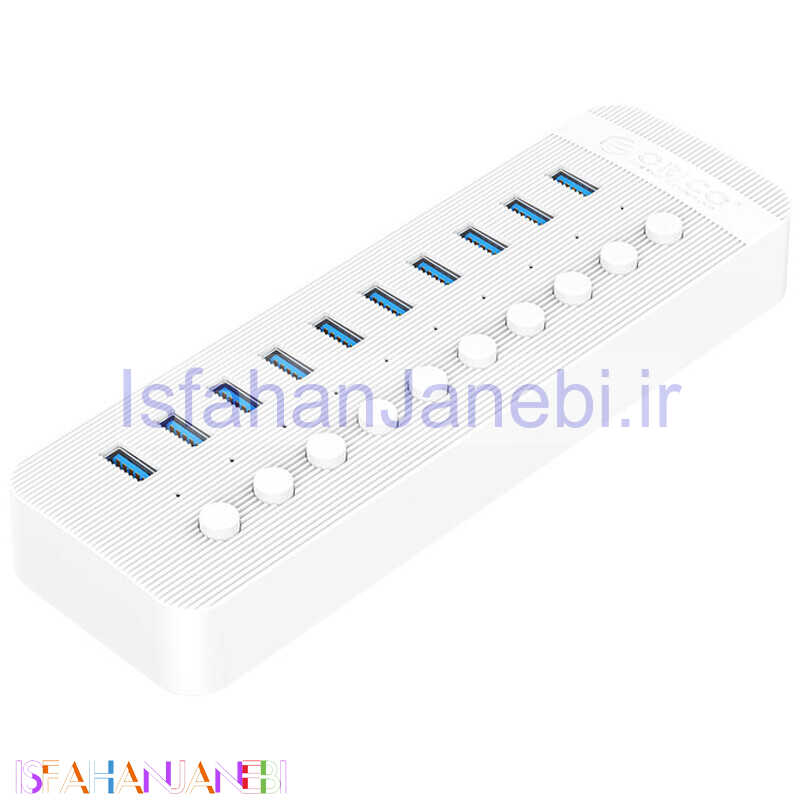 اصفهان جانبی-هاب 10 پورت USB 3.0 اوریکو CT2U3-10AB