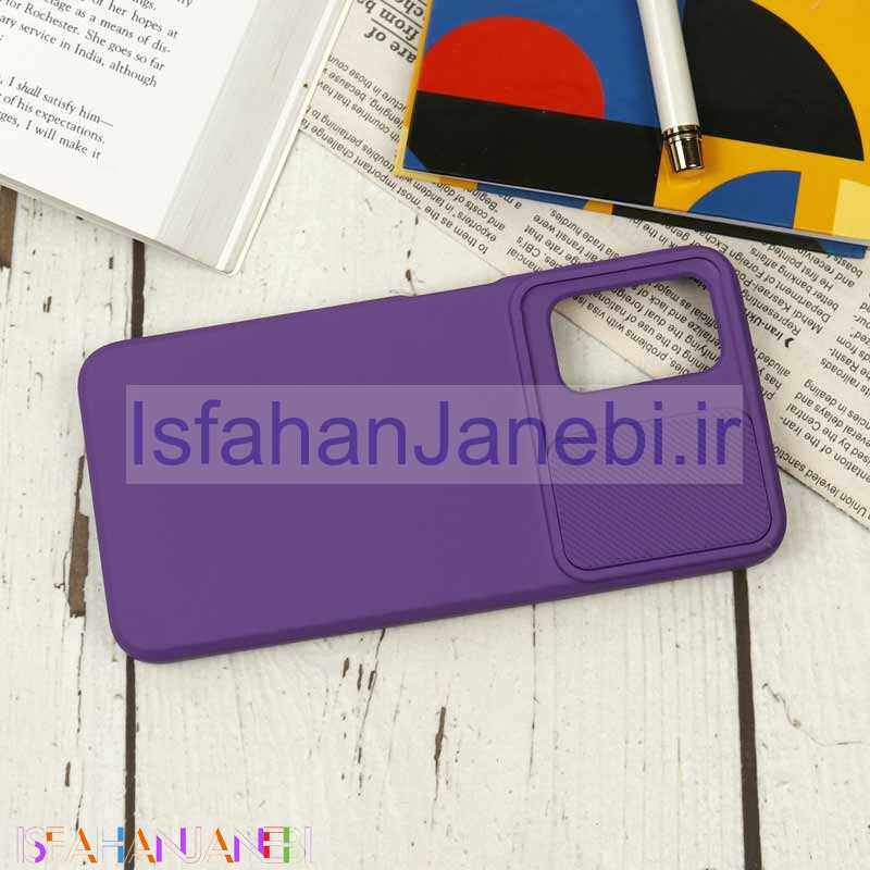 اصفهان جانبی-قاب سیلیکونی محافظ لنزدار کشویی شیائومی Redmi 9T