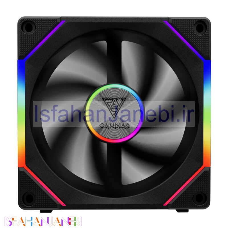 اصفهان جانبی-فن کیس گیم دیاس Gamdias Aeolus P2-1201 ARGB 12*12