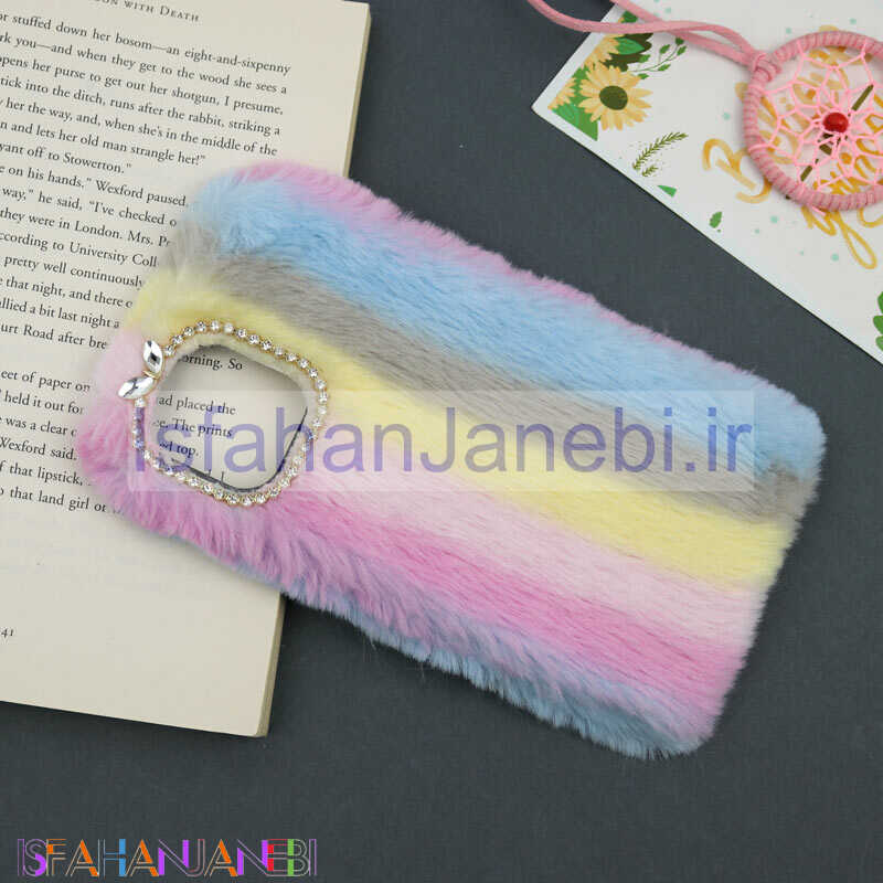 اصفهان جانبی-قاب پشمالو رنگین کمانی آیفون iPhone 12 Pro Max