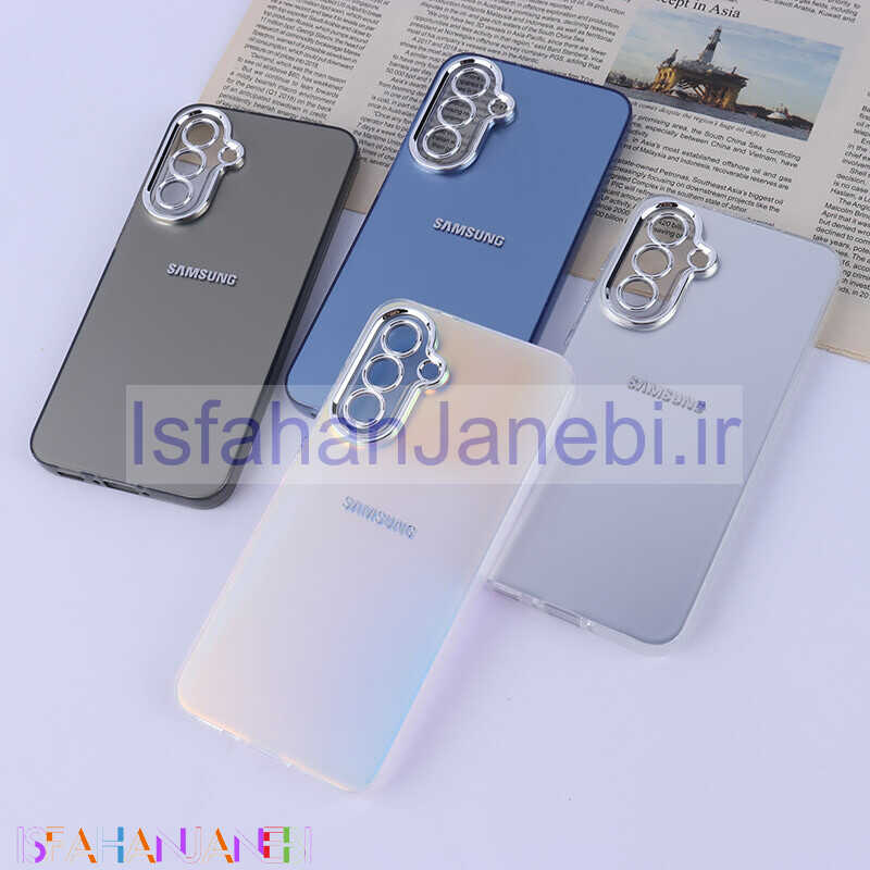 اصفهان جانبی-قاب PC سامسونگ Galaxy A36 براق متال محافظ لنزدار