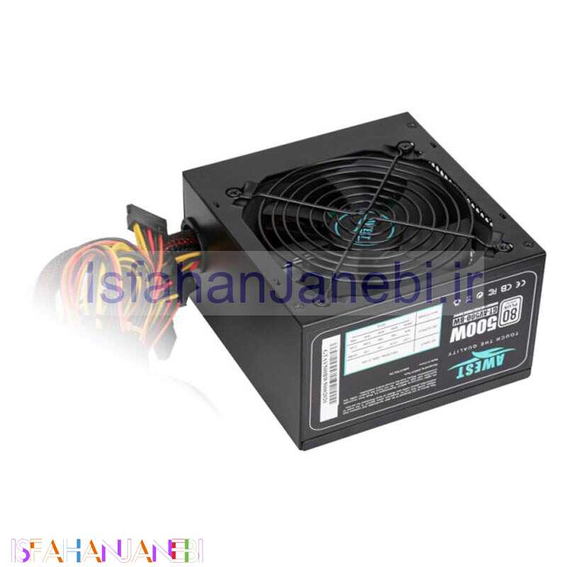 اصفهان جانبی-پاور اوست Awest GT-AV500-BW White 500W