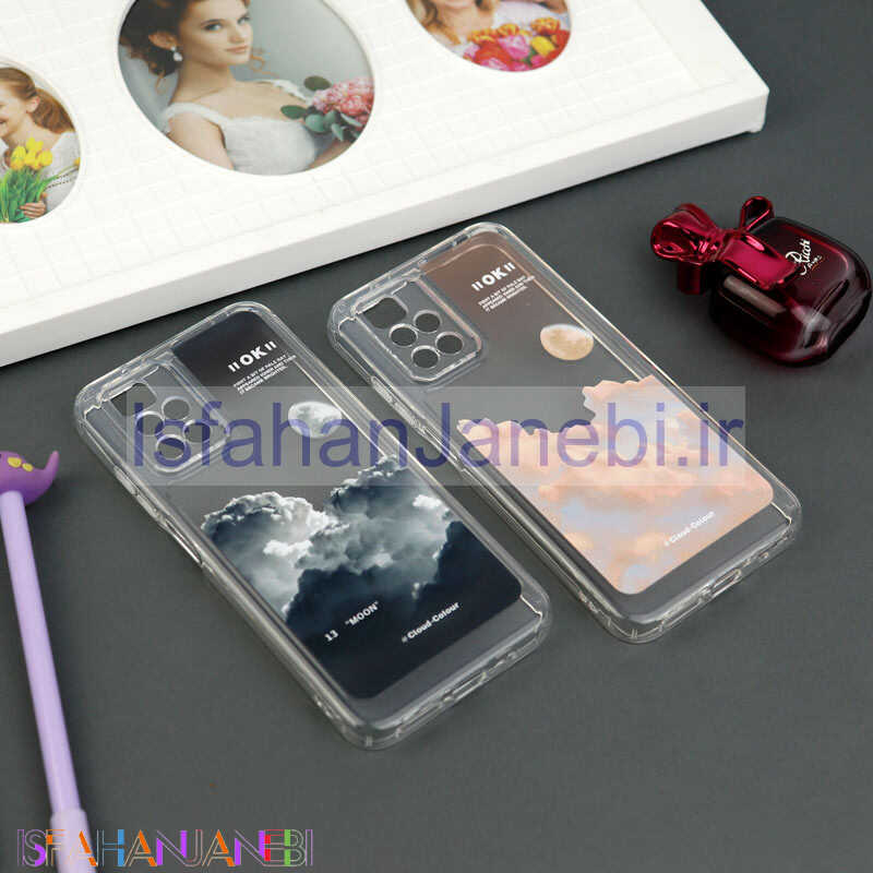 اصفهان جانبی-قاب ژله ای شفاف طرحدار محافظ لنزدار Xiaomi Redmi 10