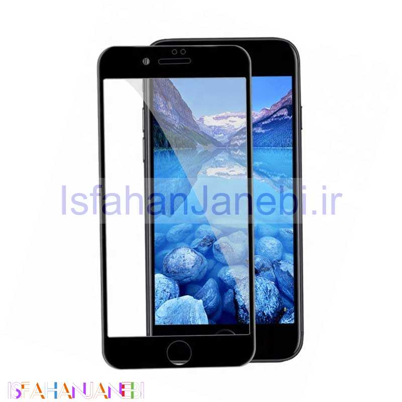 اصفهان جانبی-گلس تمام چسب iPhone 7/8 Plus 10D مشکی