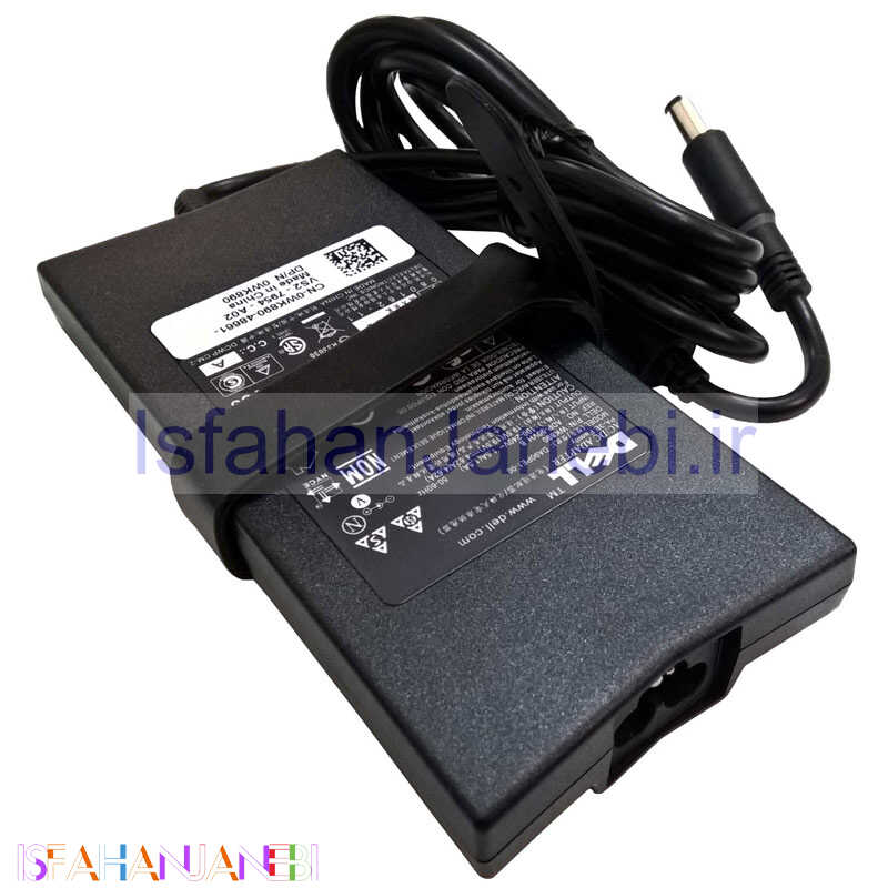 اصفهان جانبی-شارژر لپ تاپ DELL Slim 19.5V 4.62A