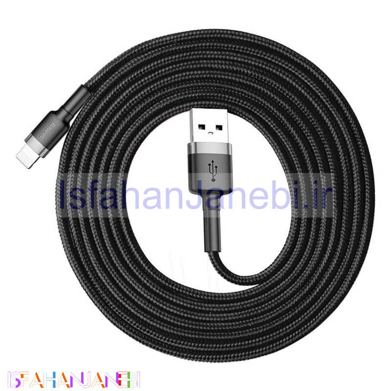 اصفهان جانبی-کابل کنفی آیفونی Baseus Cafule 3m