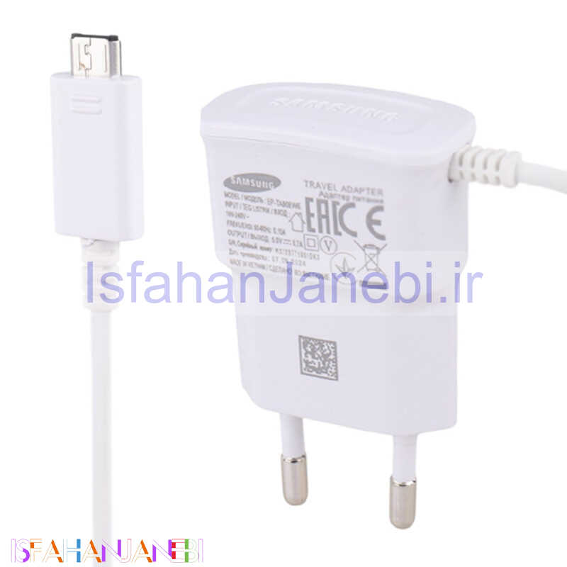 اصفهان جانبی-شارژر سیم وصل میکرو یو اس بی Samsung i9000 سرجعبه