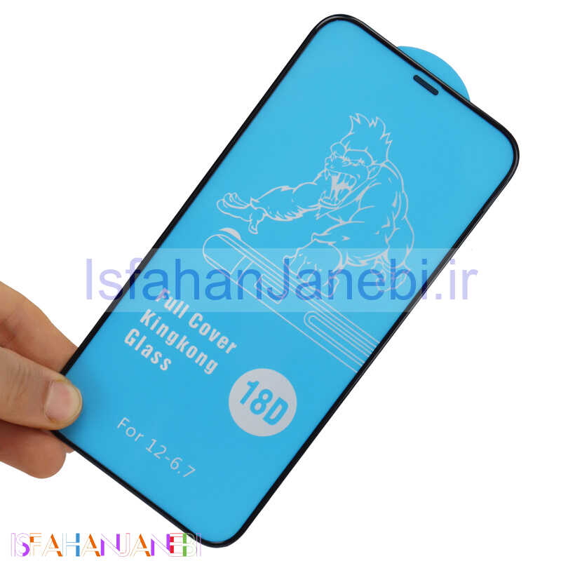 اصفهان جانبی-گلس تمام صفحه Anti Dust آیفون iPhone 12 Pro Max