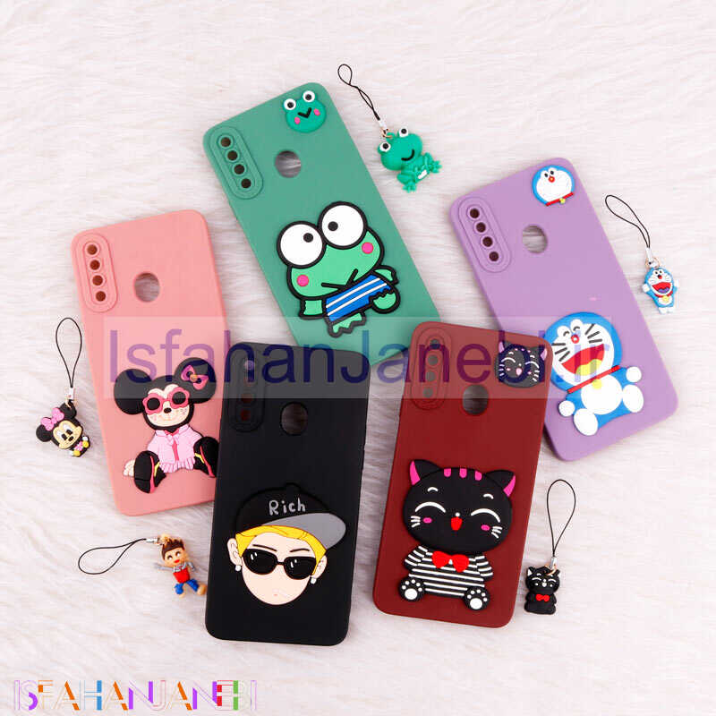 اصفهان جانبی-قاب عروسکی برجسته محافظ لنزدار Xiaomi Redmi Note 8 + آویز