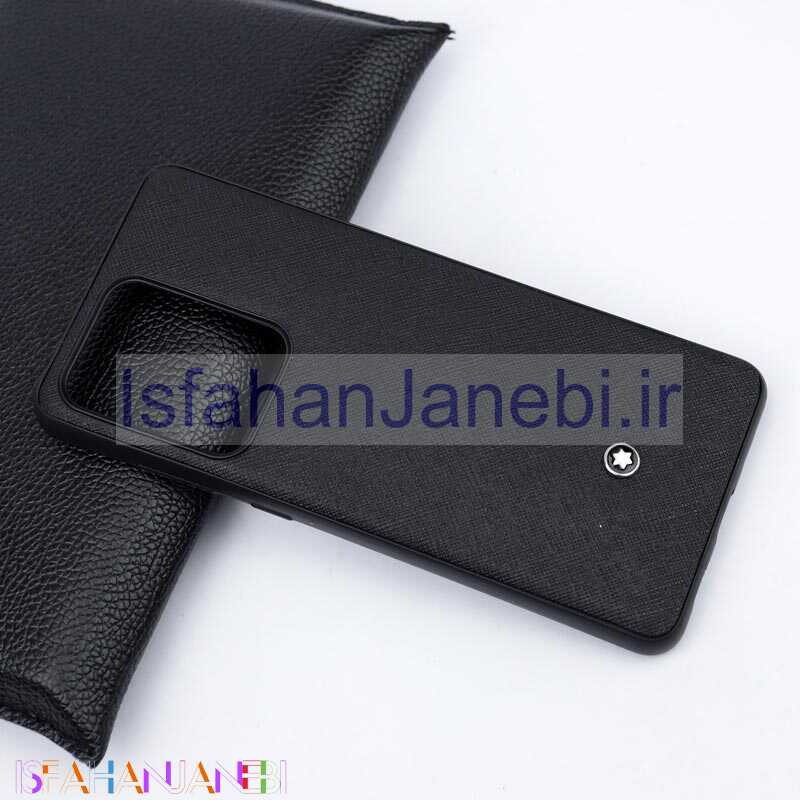 اصفهان جانبی-قاب چرمی Mont Blanc سامسونگ S20 ULTRA مشکی سری B