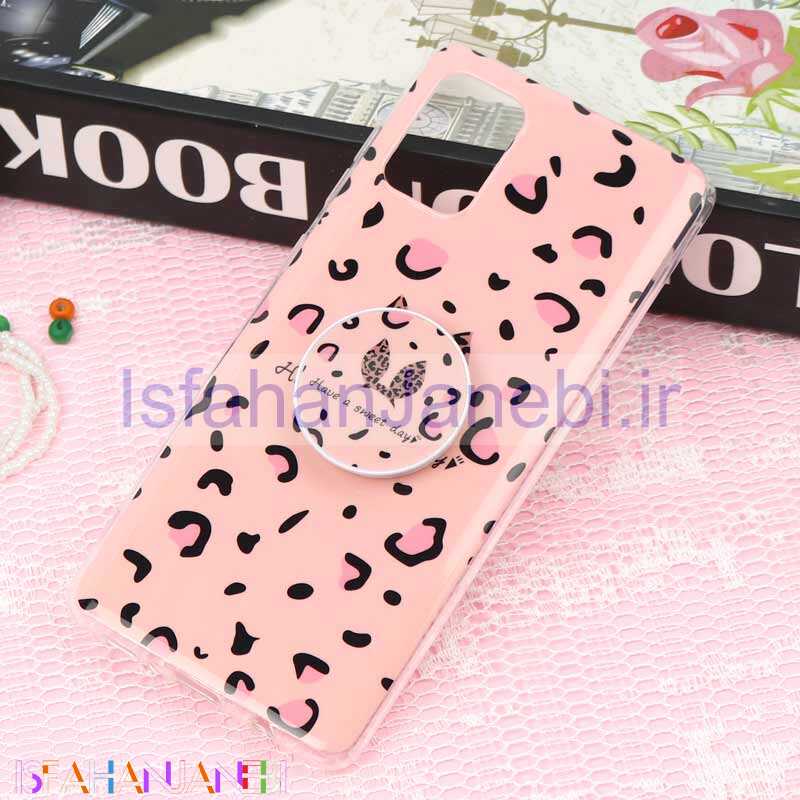 اصفهان جانبی-قاب سوپر IMD دور شفاف پاپ سوکت دار Samsung A71 خرگوش