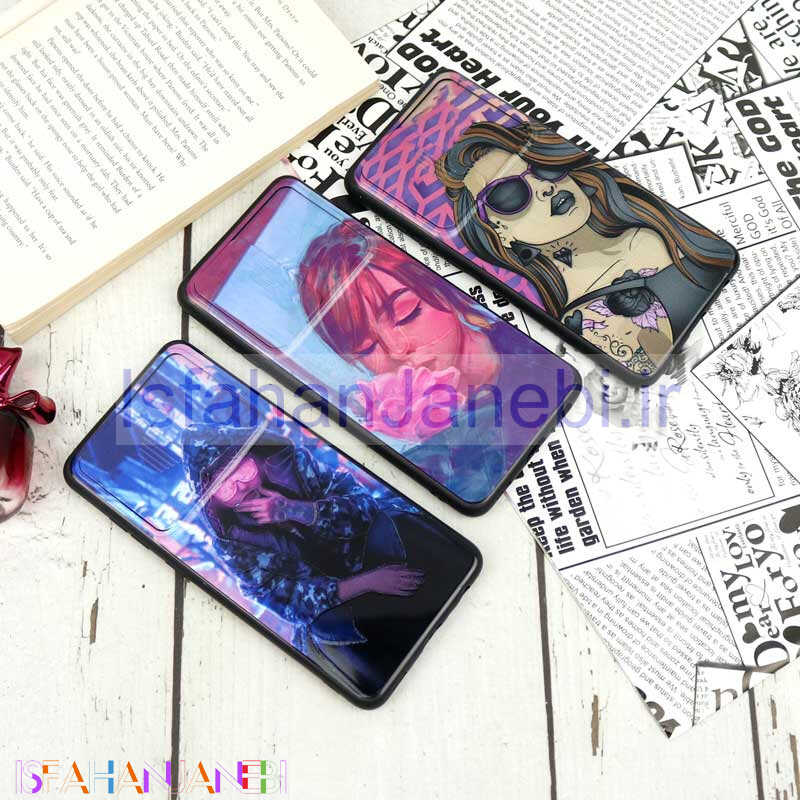 اصفهان جانبی-قاب طرحدار محافظ لنزدار کشویی طرح دخترانه Samsung Galaxy A72 سری B