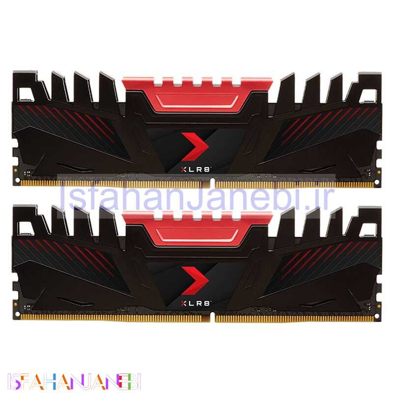 اصفهان جانبی-رم کامپیوتر PNY XLR8 DDR4 16GB 3200MHz CL16 Dual
